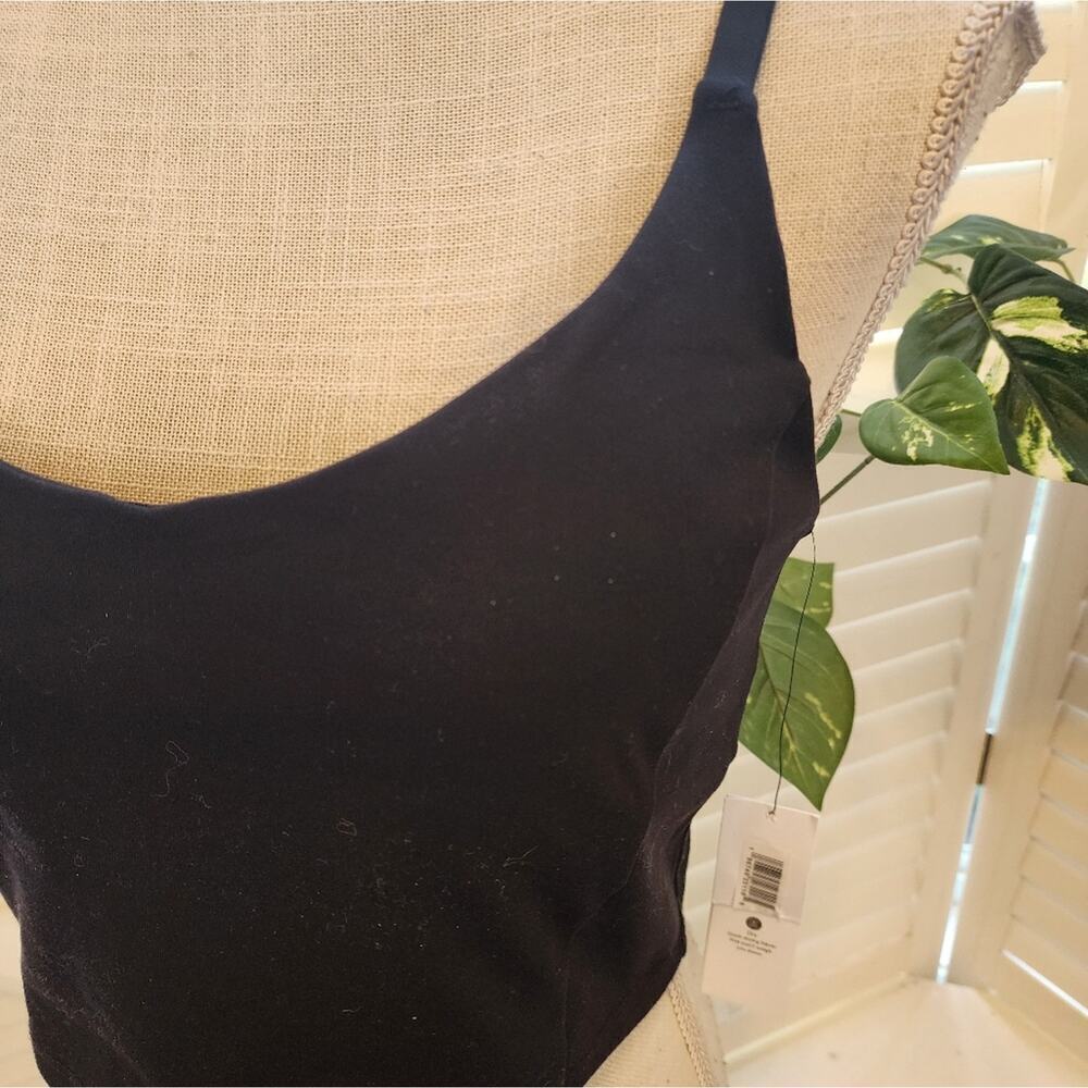 CALVIN KLEIN PERFORMANCE BLACK NWT SIZE MED SPORTS BRA 1255 - Picture 5 of 7